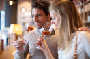 A couple finding out what does wine taste like
