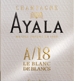 Champagne Ayala Le Blanc De Blanc A/18