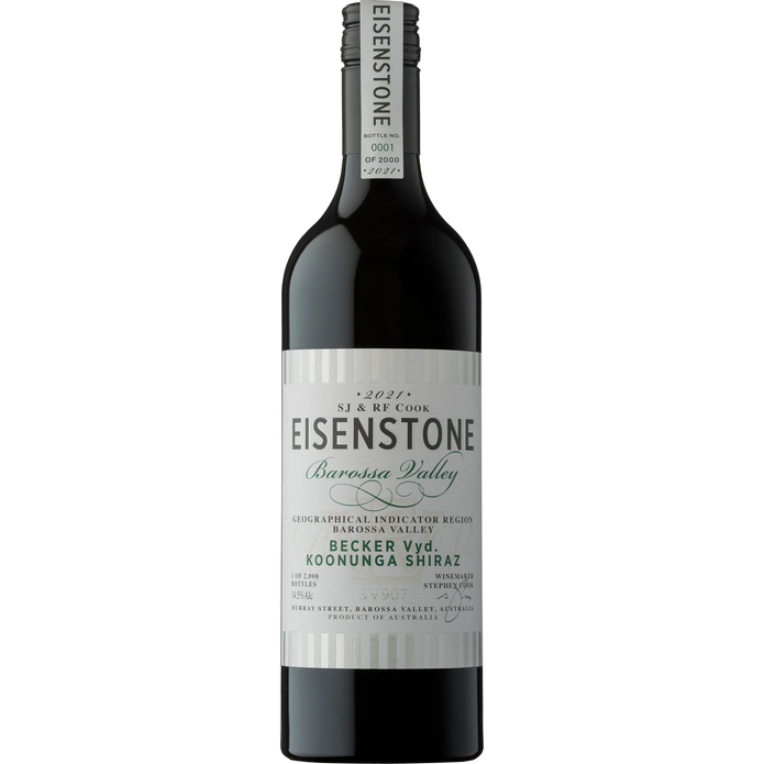 Eisenstone ‘Becker’ Vineyard Koonunga Shiraz