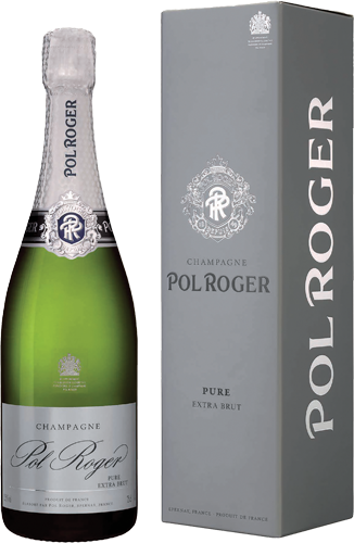 Pol Roger Pure Extra Brut NV with Gift Box