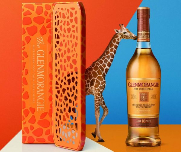 Glenmorangie Quinta Ruban 14 years ~ Giraffe Tin Gift Pack