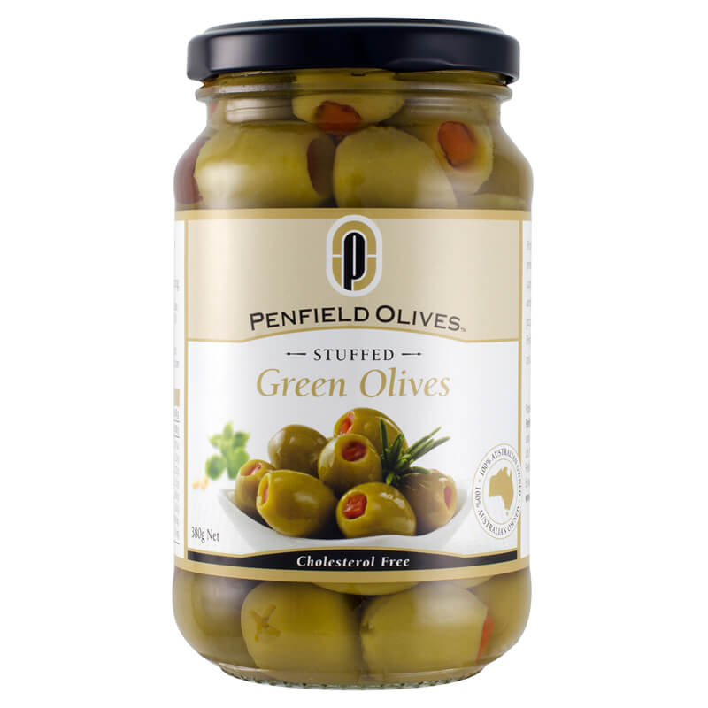 Penfield Green Olives Stuffed 380g