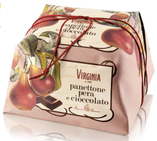Virginia Panettone Pear and Chocolate 1kg (Large)